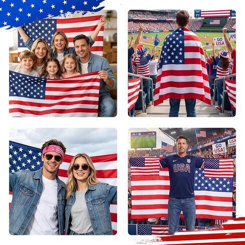 American Flag Costume Cape, 4th of July Wearable with Sleeves Classic Flag, 250th Anniversary USA Costume in Saudi Arabia