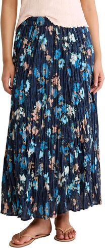 NZ BY NIC+Zoe Women's Glowy Floral Cotton Crinkle Skirt in Kuwait