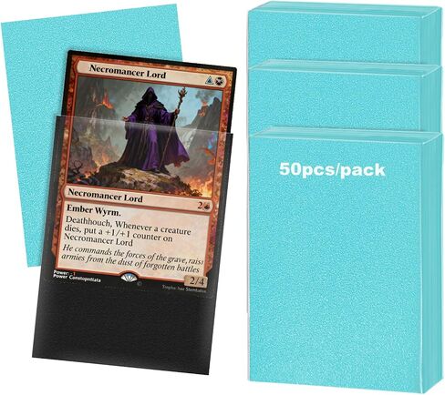 Premium Card Sleeves, 150 Sleeves 2.6''x3.6''(66x91mm) Compatible with Standard Sized Trading Card, Fit for MTG PTCG Game Card, Baseball Card, Sport Card (Pink) in Saudi Arabia