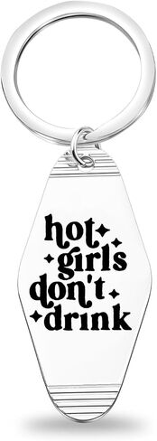 ENSIANTH Don’t Drink keychain Sober Club-Sober Girl Recovery Gift Alcohol Free Living-Alcoholics Anonymous Gift in Kuwait