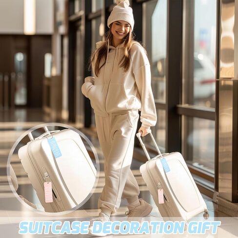 Mifoci 10 Pcs Personalized Name Acrylic Keychain Blanks with Silver Key Rings and White Letter Stickers Customizable Name Tags for Backpack Lunch Box Diaper Bag Gift for Her Him in Saudi Arabia