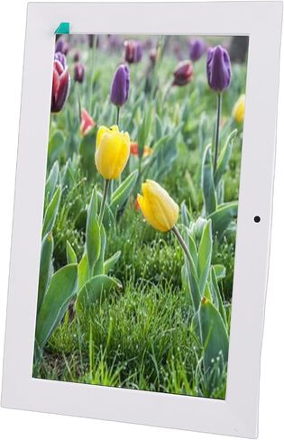 POCREATION Smart Digital WiFi Clock 10 Inch Large Display with Weather Temperature Humidity Photo Video Playback Remote Control for Seniors Easy Read (US Plug Heating Power 500W) in Kuwait