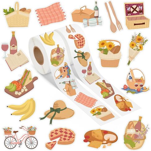A1diee Yellow Lemon Sticker Roll- 1000Pcs Spring Summer Clementine Fruit Waterproof Aesthetic Decals for Kids Baby Shower Scrapbook Crafts Laptop Party Supplies Favors Windows Water Bottle Decoration in Kuwait