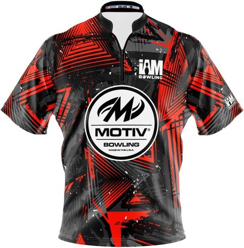 Logo Infusion Dye-Sublimated Bowling Jersey (Sash Collar) - I AM Bowling Fun Design 2015-MT - Motiv in Kuwait
