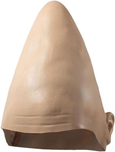 Alien Latex Helmet, Conical Full Head Cover Adjustable Size Cosplay Headgear Breathable Latex Mask for Adults Teens Halloween Christmas Carnival Party Stage Dress Up Festival Costume Prop in Kuwait