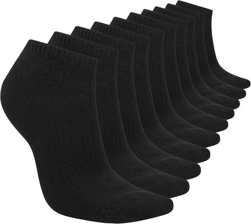 Skechers Women's 10-pack Half Terry Classic Low Cut Socks, Comfort-fit & Cushioned Footbed in Kuwait