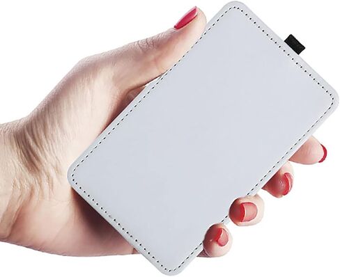 10 Pack Sublimation Card Holder Blanks Keychains, Heat Transfer Press Blank Luggage Tags, PU Leather Card Carrier Case with Customized Photo Personalized Gifts for Women (10) in Saudi Arabia