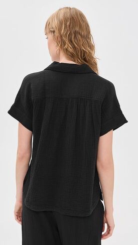 Faherty Women's Dune Cotton Gauze Zoe Top in Kuwait