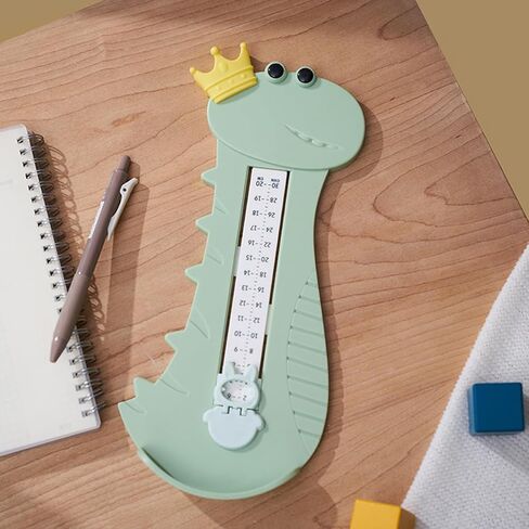 2pcs Foot Measuring Ruler with Size Chart, Shoe Sizer Measuring Device, Length Gauge for Home Use in Kuwait