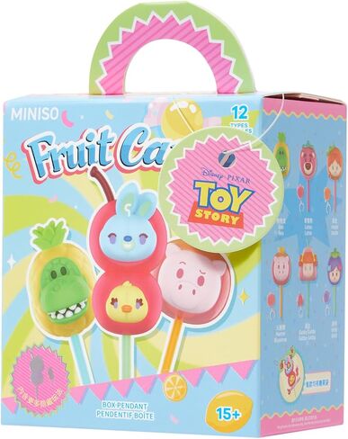 MINISO Disney Pixar Toy Story Fruit Market Series Candy Blind Box Keychain – Fruit-Shaped Pendant with Matching Mini Ring, Random Collectible Surprise Gift for Fans & Bag Decor (Single Box) in Kuwait