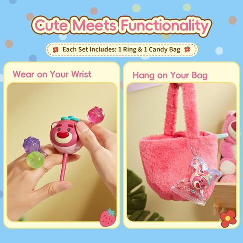 MINISO Disney Pixar Toy Story Fruit Market Series Candy Blind Box Keychain – Fruit-Shaped Pendant with Matching Mini Ring, Random Collectible Surprise Gift for Fans & Bag Decor (Single Box) in Kuwait