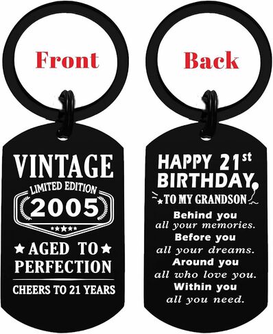 Viayen 21st Birthday Gifts for Grandson - Grandson 21 Year Old Birthday - Unique 2005 Vintage Limited Edition from Grandma and Grandpa in Kuwait