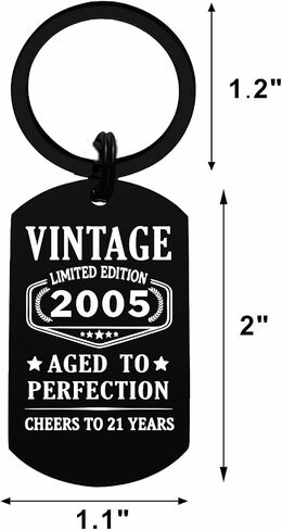Viayen 21st Birthday Gifts for Grandson - Grandson 21 Year Old Birthday - Unique 2005 Vintage Limited Edition from Grandma and Grandpa in Kuwait