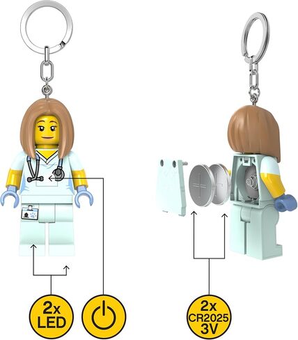 LEGO City Doctor/Nurse Keychain Light Bundle in Kuwait