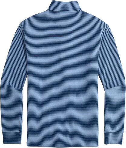vineyard vines Men's Saltwater Quarter-Zip, Navy Bradley Stripe, XL in Kuwait