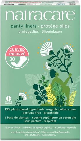 Natracare Organic & Natural Curved Panty Liners 30 ea (Pack of 8) in Kuwait