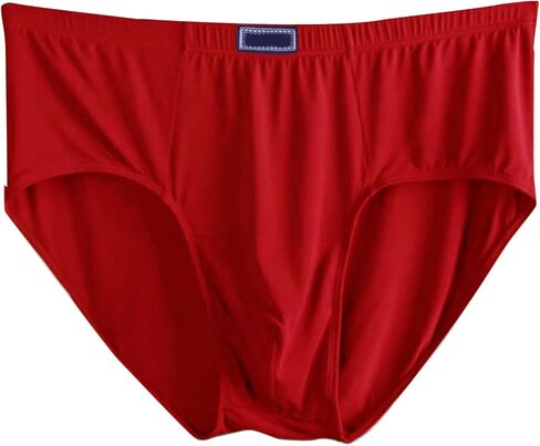Mens Boxers Cool Cotton Sexy Stretch Seamless Trendy Comfortable Casual Loose Light Stretchy Sports Quick Dry Ultra Thin Elastic Red in Kuwait