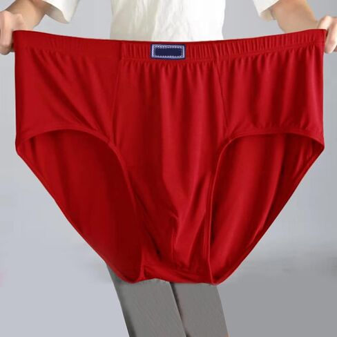 Mens Boxers Cool Cotton Sexy Stretch Seamless Trendy Comfortable Casual Loose Light Stretchy Sports Quick Dry Ultra Thin Elastic Red in Kuwait