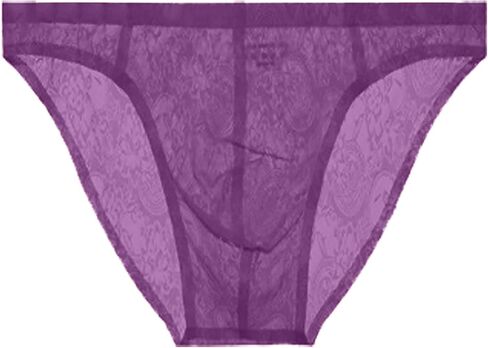 Mens Boxers Cool Cotton Sexy Stretch Seamless Loose Comfortable Casual Light Stretchy Casual Quick Dry Elegant Sports Elastic Purple in Kuwait