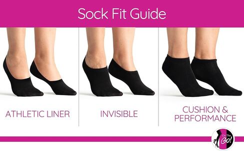 On The Go! Women's Light Weight Low Cut Ankle Length Performance Socks with Arch Support Moisture Wicking Fibers (6 Pair Pack, White) in Saudi Arabia
