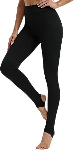 Cooling Leggings for Women, UPF50+ UV Sun Protection Lightweight Stirrup Tights Under Dress Thin Silky Lining Leggings in Kuwait