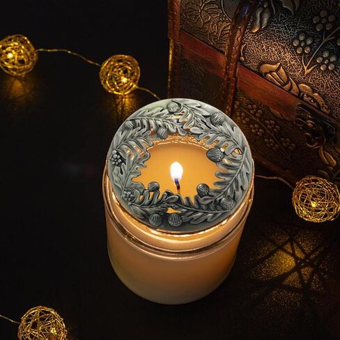 Baoblaze 2X Candle Topper Candle Topper Shade Jar Lid Shade Sleeves for Jar Candles Evenly in Jar Table Centerpiece Decor in Kuwait