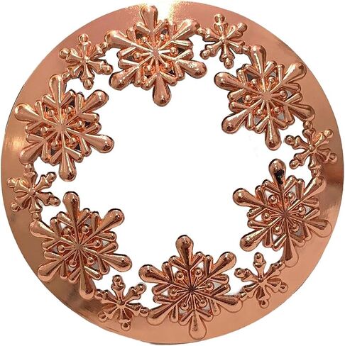 Candle Toppers Zinc Alloy Accelerate Melting Decorative Sturdy Glass Candle Sleeve for Bar Bedroom Party Home Decor, Gold in Kuwait