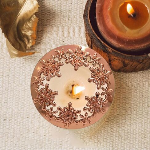 Candle Toppers Zinc Alloy Accelerate Melting Decorative Sturdy Glass Candle Sleeve for Bar Bedroom Party Home Decor, Gold in Kuwait