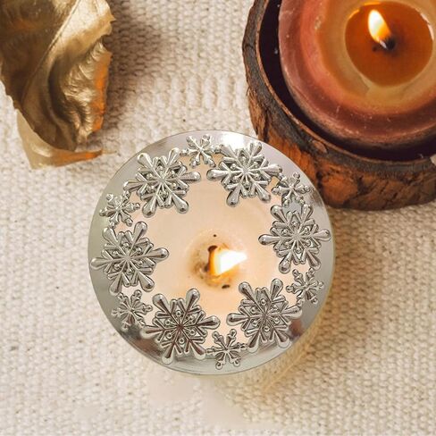 Candle Toppers Zinc Alloy Accelerate Melting Decorative Sturdy Glass Candle Sleeve for Bar Bedroom Party Home Decor, Argent in Kuwait