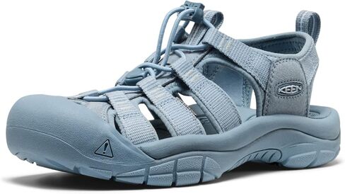 KEEN Women's Newport H2 Closed Toe Water Sandals, Monochrome/Faded Denim, 11 US in Kuwait