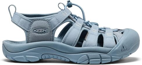 KEEN Women's Newport H2 Closed Toe Water Sandals, Monochrome/Faded Denim, 11 US in Kuwait