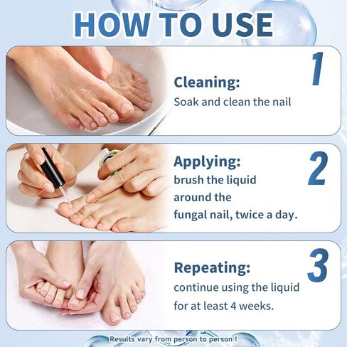 Toenail Fungus Treatment Extra Strength - Fast Acting Liquid Drops for Finger & Toe Nails, Restore and Repair Damaged, Discolored Nails - 2Pcs in Saudi Arabia