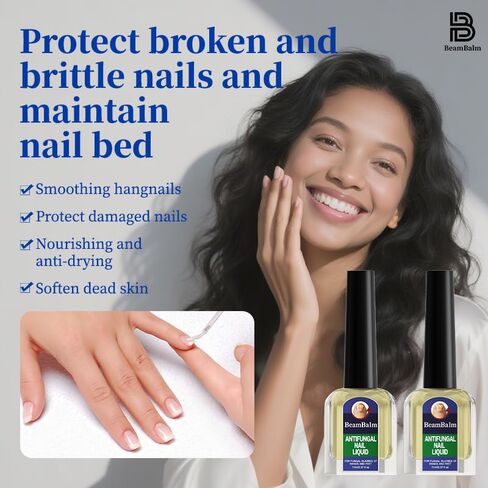 Toenail Fungus Treatment Extra Strength - Fast Acting Liquid Drops for Finger & Toe Nails, Restore and Repair Damaged, Discolored Nails - 2Pcs in Saudi Arabia