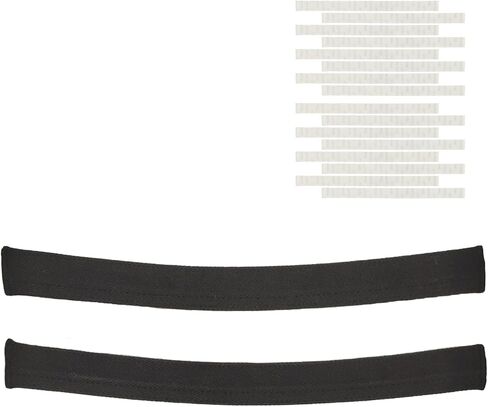 2 Pack Hat Sweat Liner Guard with 16 Adhesive Strips, Washable Anti Sweat Stain Protector for Baseball Caps in Saudi Arabia
