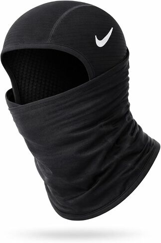 Nike Pro Combat Hyperwarm Hood Balacلافا - قناع وجه حراري للتدريب في الطقس البارد، قناع وجه مسامي ماص للرطوبة لكرة القدم والجري والتدريبات الخارجية والرياضات الشتوية in Kuwait