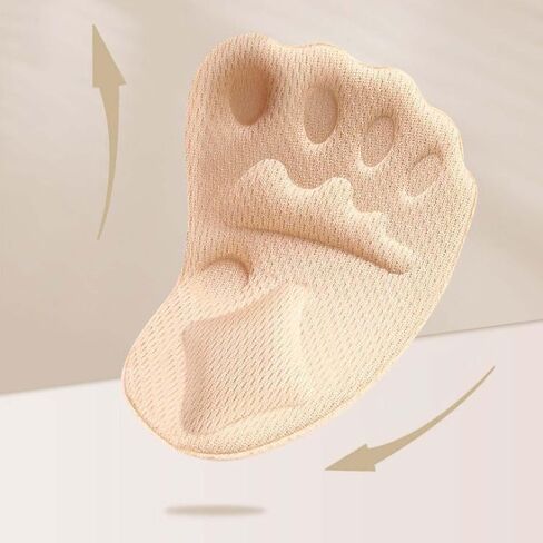 6PCS Upgraded Metatarsal Pads for Women, Shoe Inserts for Women, Non-Slip Shoe Inserts for High Heels, Ball of Foot Cushions Relief and Comfort, Fits Any (3Pair Beige+3Pair Black) in Kuwait