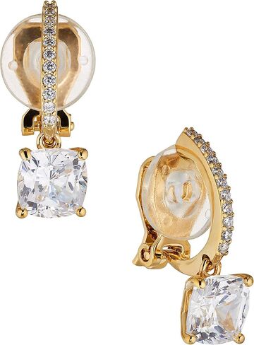 Nadri Leverback Earrings for Women - Clip On Dangle Earrings, Cushion Cut Cubic Zirconia Earrings, Bridesmaid Proposal Gifts in Saudi Arabia