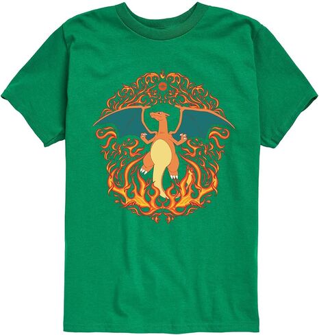 Pokémon - Charizard Flame Ornamental - تي شيرت قصير الأكمام للأطفال والشباب in Kuwait