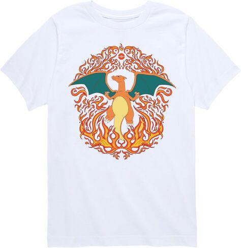 Pokémon - Charizard Flame Ornamental - تي شيرت قصير الأكمام للأطفال والشباب in Kuwait