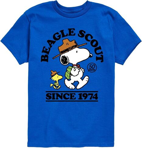 HYBRID APPAREL - Peanuts - Beagle Scout Since 1974 - Toddler & Youth Short Sleeve Graphic T-Shirt in Kuwait