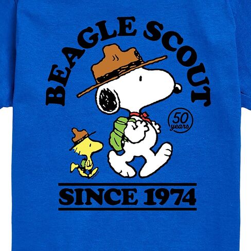 HYBRID APPAREL - Peanuts - Beagle Scout Since 1974 - Toddler & Youth Short Sleeve Graphic T-Shirt in Kuwait