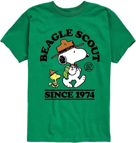 HYBRID APPAREL - Peanuts - Beagle Scout Since 1974 - Toddler & Youth Short Sleeve Graphic T-Shirt in Kuwait