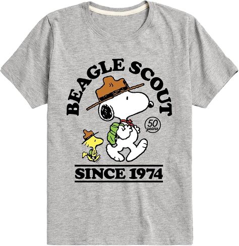 HYBRID APPAREL - Peanuts - Beagle Scout Since 1974 - Toddler & Youth Short Sleeve Graphic T-Shirt in Kuwait