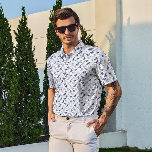 Funny Polo Shirt for Men Golf Shirts Short Sleeve Golf Polos Shirts Summer Shirt Gifts in Saudi Arabia