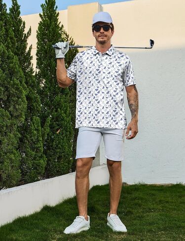 Funny Polo Shirt for Men Golf Shirts Short Sleeve Golf Polos Shirts Summer Shirt Gifts in Saudi Arabia