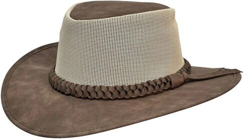 Conner Hats Aussie Golf Soakable Mesh Hat - Cooling UPF 50+ Sun Protection - Waterproof Faux Suede, Crushable Design in Saudi Arabia