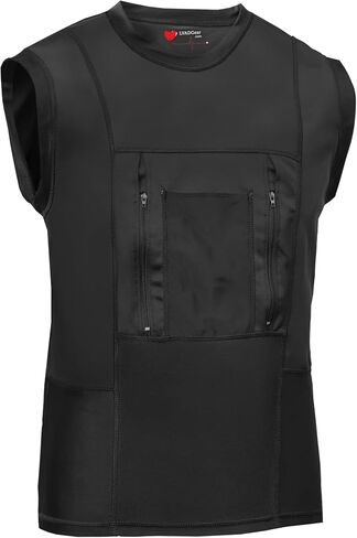 LVAD HeartMate Unisex Tank Top | Premium Spandex with Controller & Hidden Battery Pockets(Black) in Kuwait
