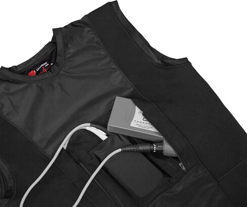 LVAD HeartMate Unisex Tank Top | Premium Spandex with Controller & Hidden Battery Pockets(Black) in Kuwait