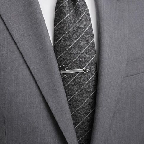 Black Electric Guitar Tie Clip Tie Bar in Kuwait