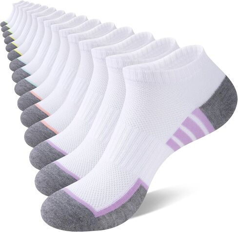 COOVAN 15 Pairs Ankle Socks for Women Thin Lightweight Low Cut Breathable Casual Socks for Women in Kuwait